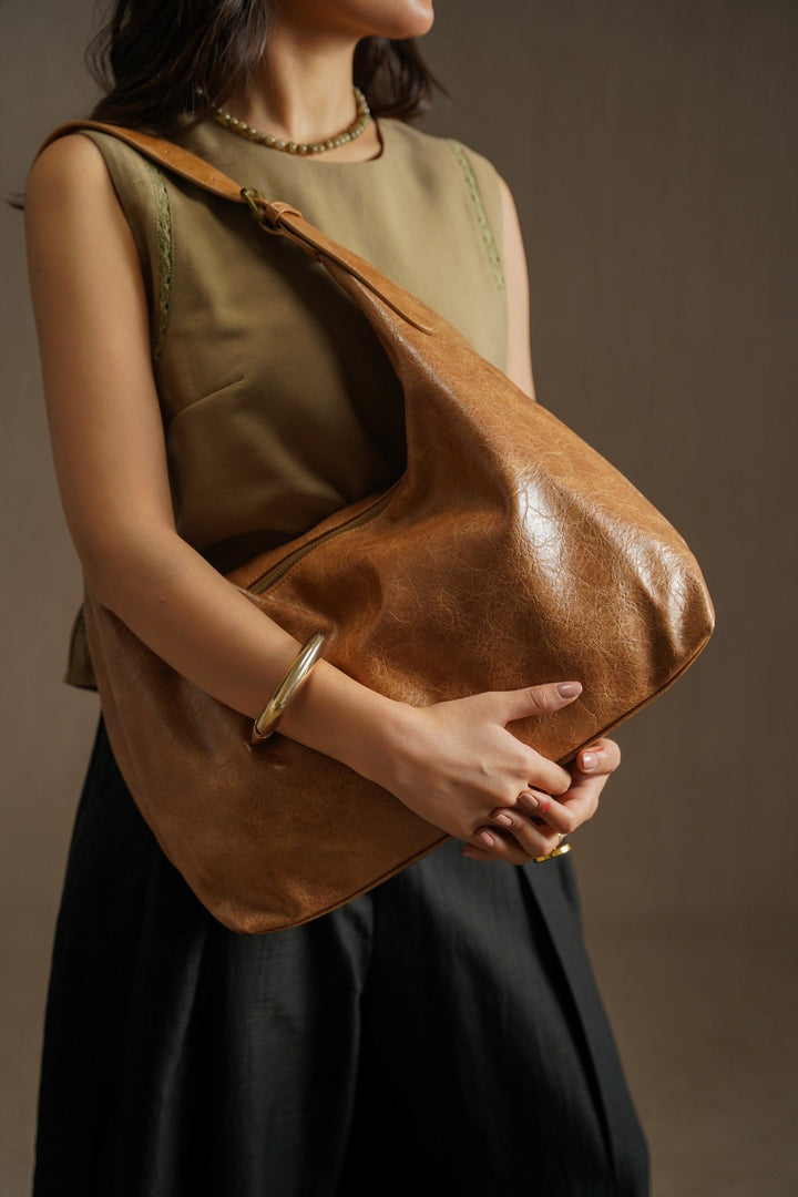 CAMEL SUNDAY MARKET TOTE
