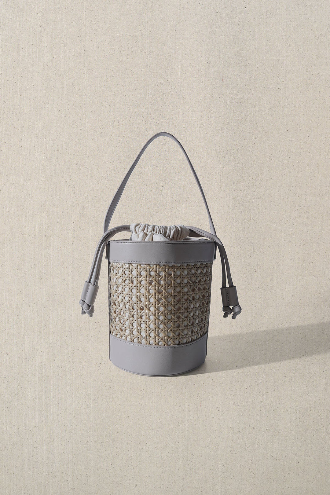 TAUPE TROPICANA BUCKET BAG