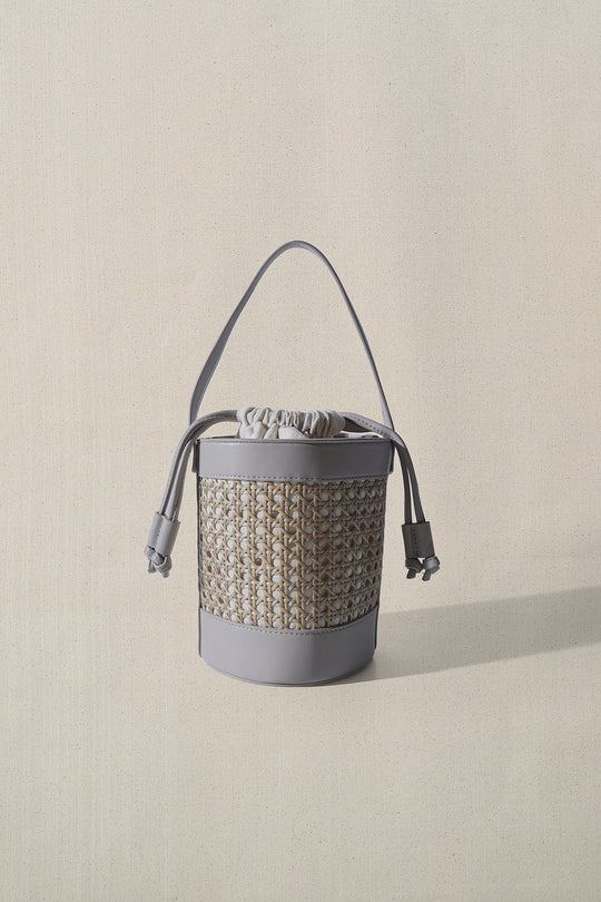 TAUPE TROPICANA BUCKET BAG