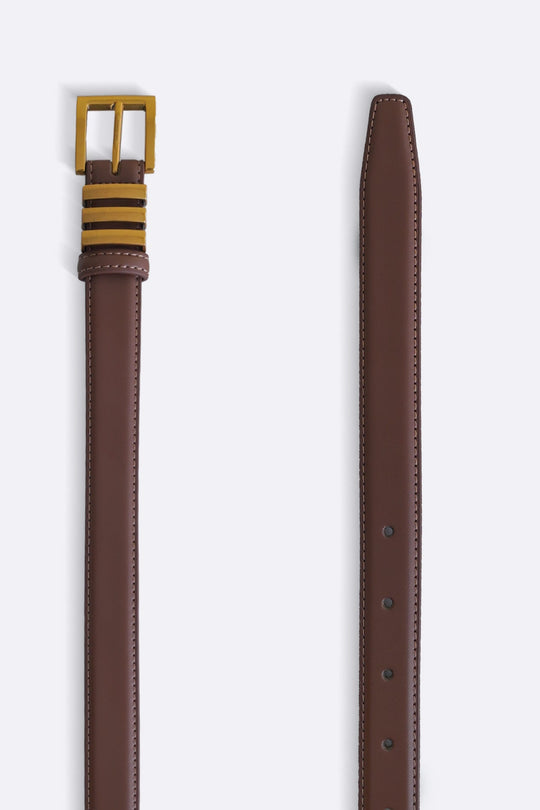 BROWN VOLOS TROUSER BELT