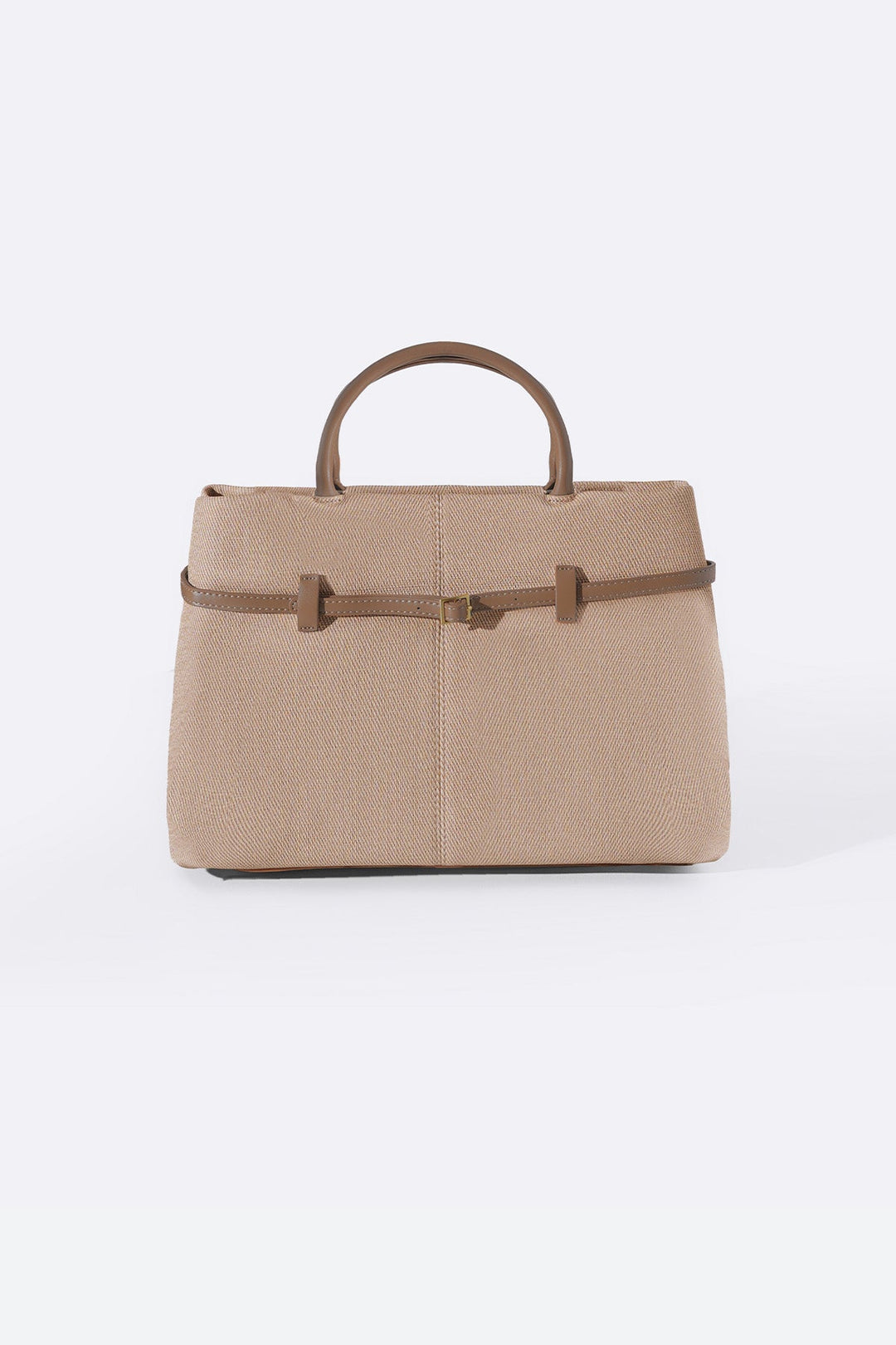 BEIGE KARAKOY TOP-HANDLE TOTE