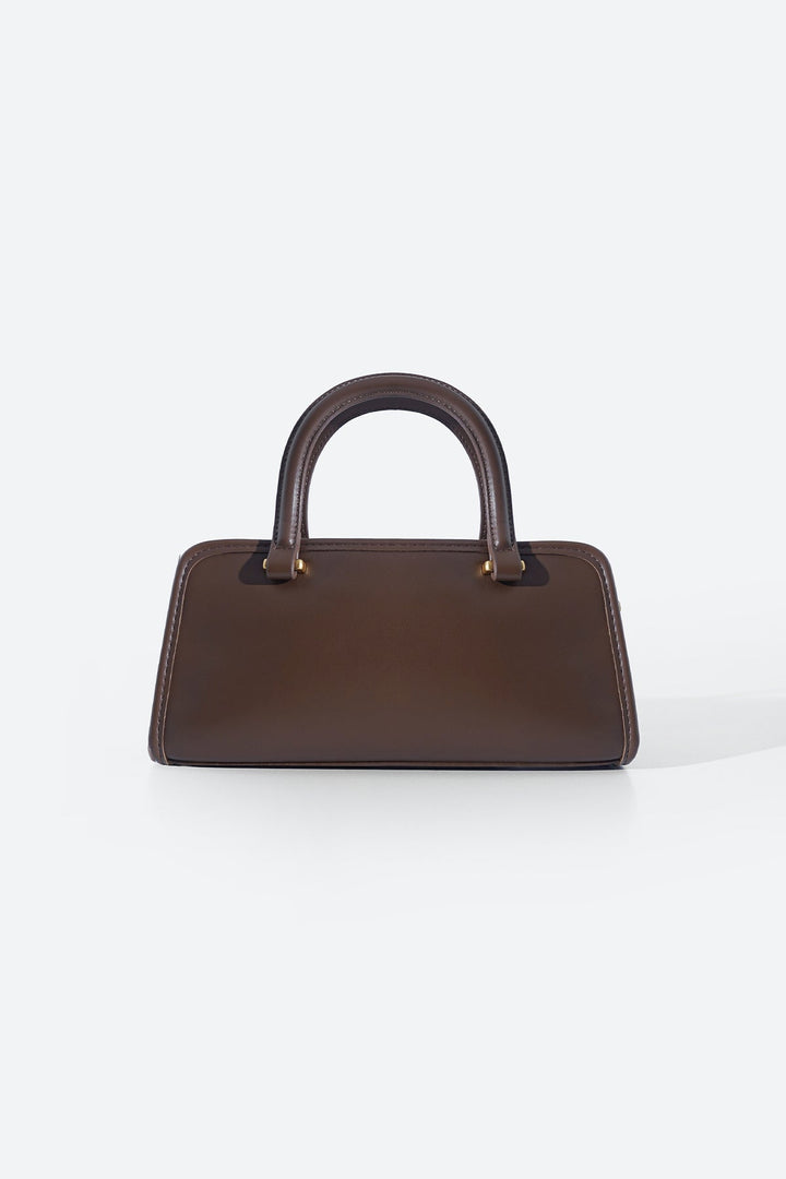 COFFEE MEDIUM TOP-HANDLE PURSE