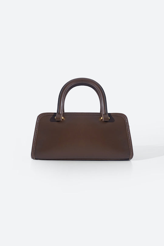 COFFEE MEDIUM TOP-HANDLE PURSE