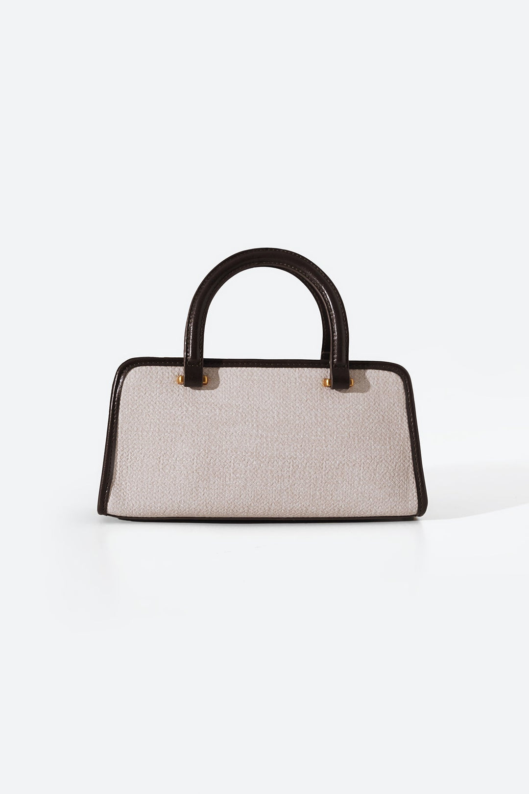 CREAM MEDIUM TOP-HANDLE PURSE