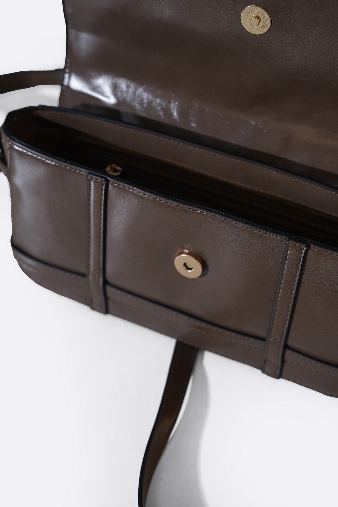 DARK BROWN ELBE CROSSBODY BAG