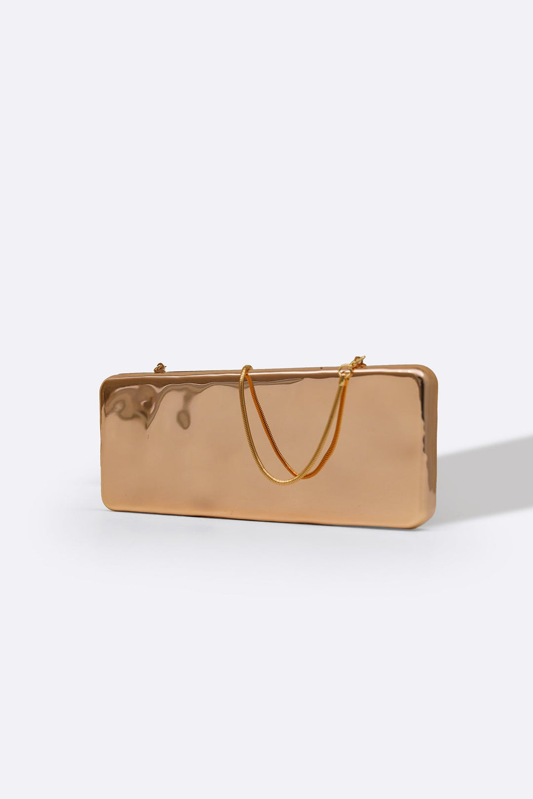GOLD METALLIC NIGHT CLUTCH