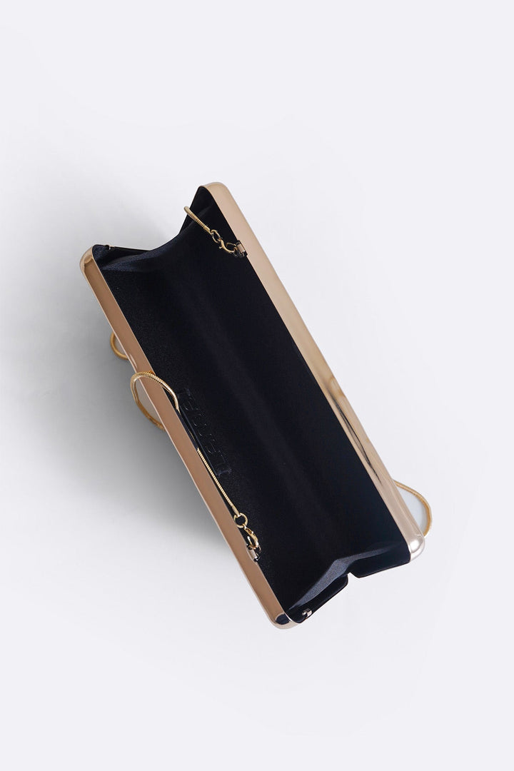 GOLD METALLIC NIGHT CLUTCH
