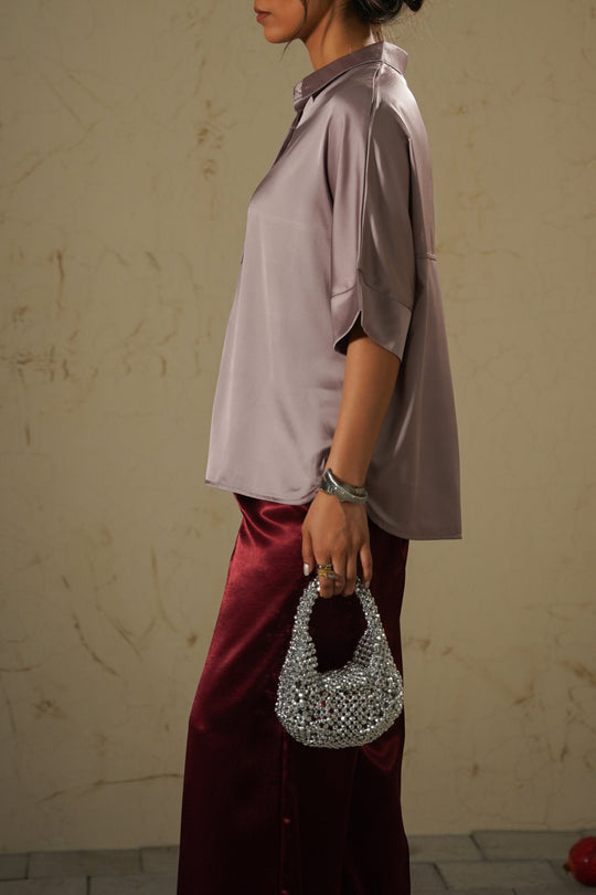 SILVER COCKTAIL CLUTCH