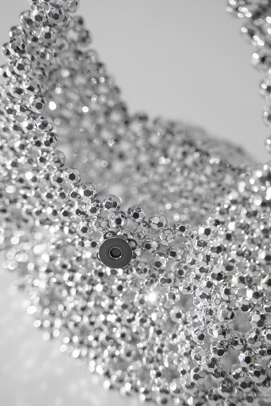 SILVER COCKTAIL CLUTCH
