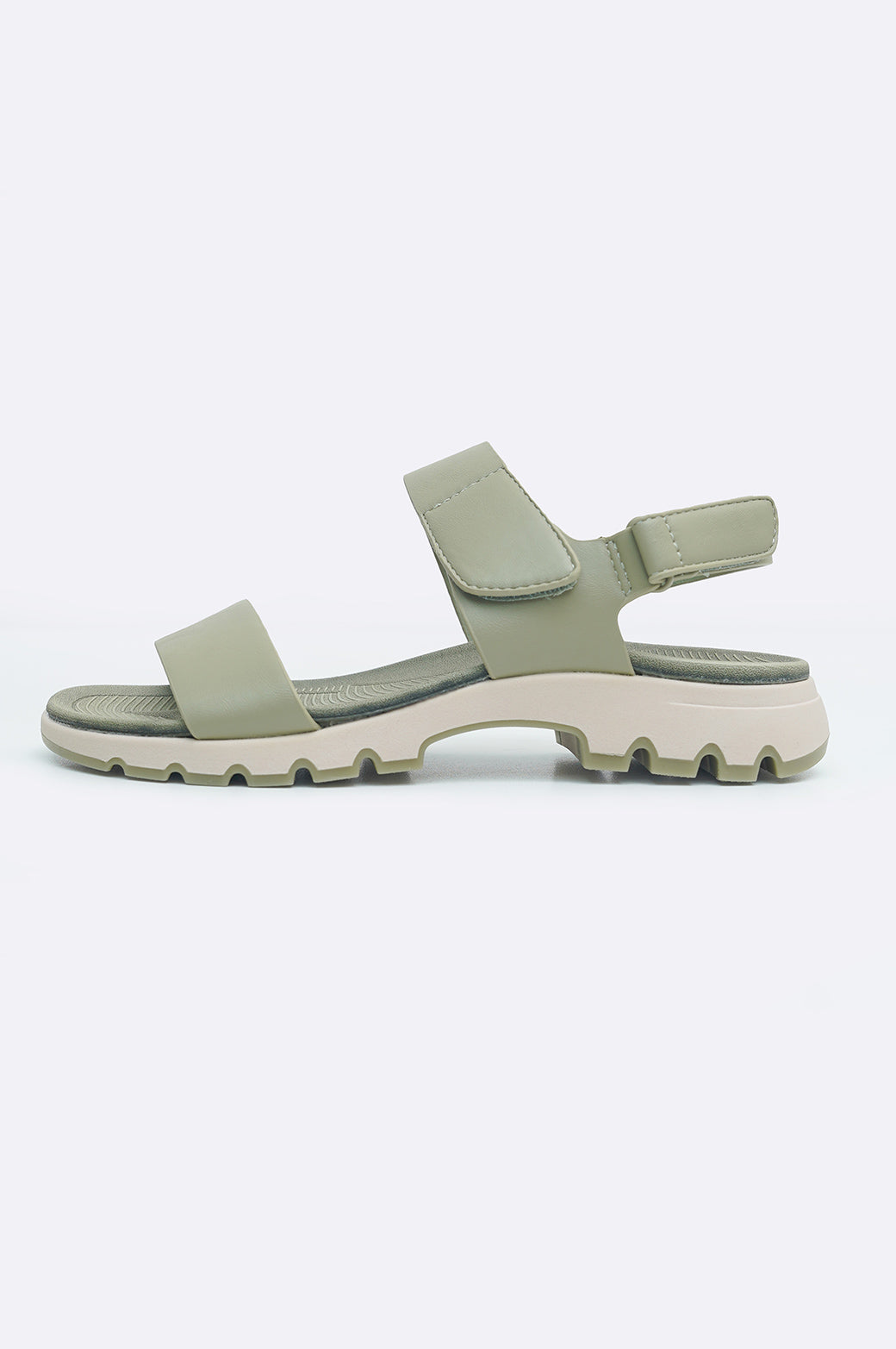GREEN CHUNKY SANDALS