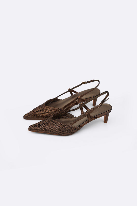 BRONZE LINETTI PARTY HEELS