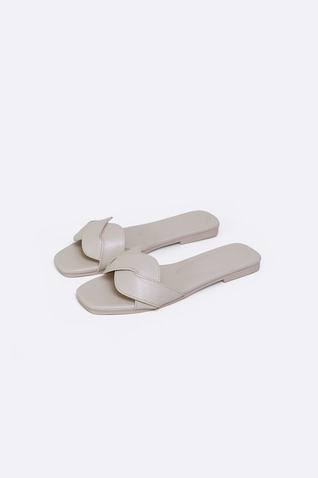 OFF WHITE TRENTO STITCH SLIDES