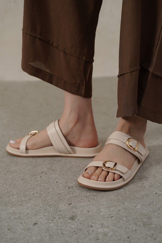 OFF WHITE ALL DAY SUMMER SLIDES