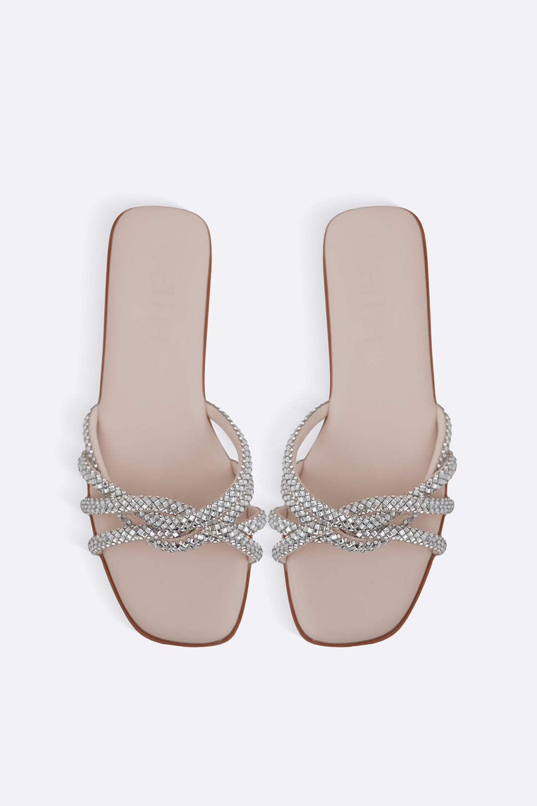 NUDE GAIA ROPE SLIDES