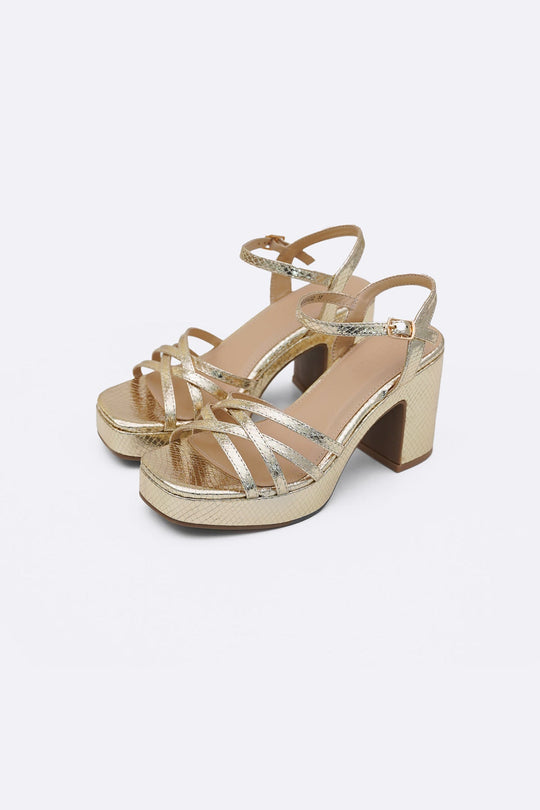 GOLD NIGHT OUT HEELS