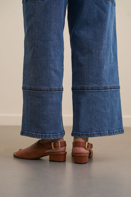 TAN MADRID BLOCK HEELS