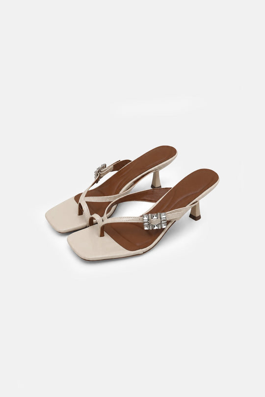 OFF WHITE-ECLAT PARTY HEELS