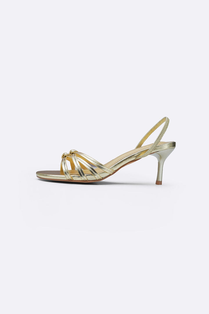 GOLD LOU SLINGBACK HEELS