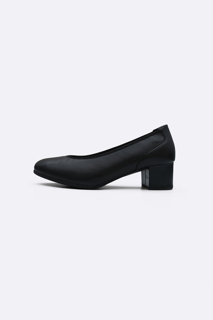 BLACK MAMA LEATHER HEELS