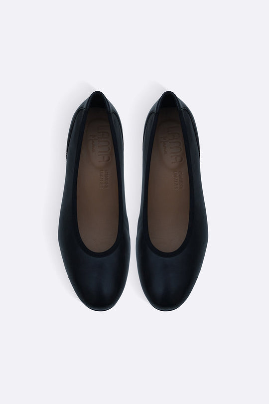BLACK MAMA LEATHER HEELS