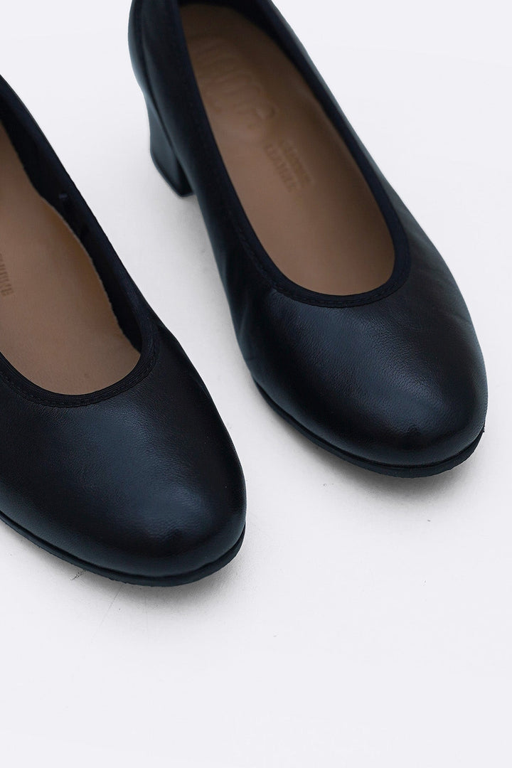 BLACK MAMA LEATHER HEELS