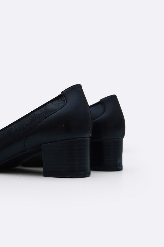 BLACK MAMA LEATHER HEELS