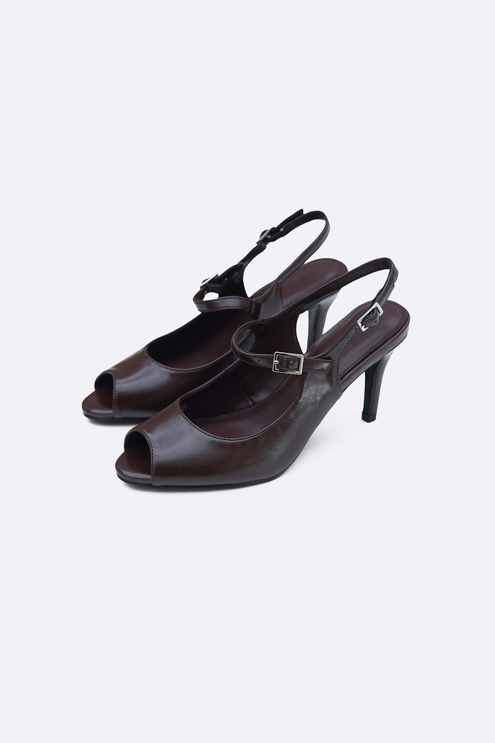 COFFEE MAEVE PEEP HEELS