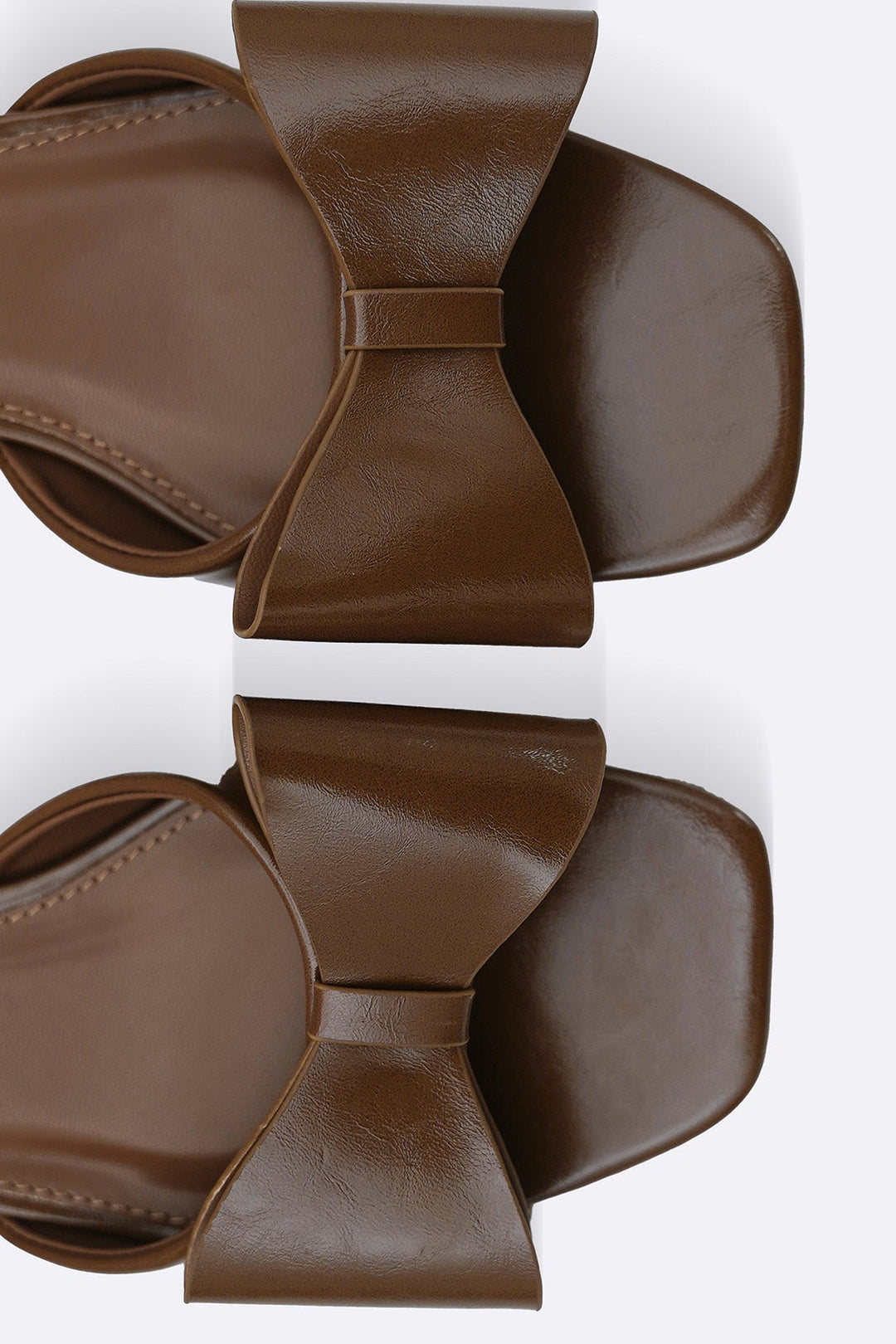 BROWN BOWIE BOW HEELS