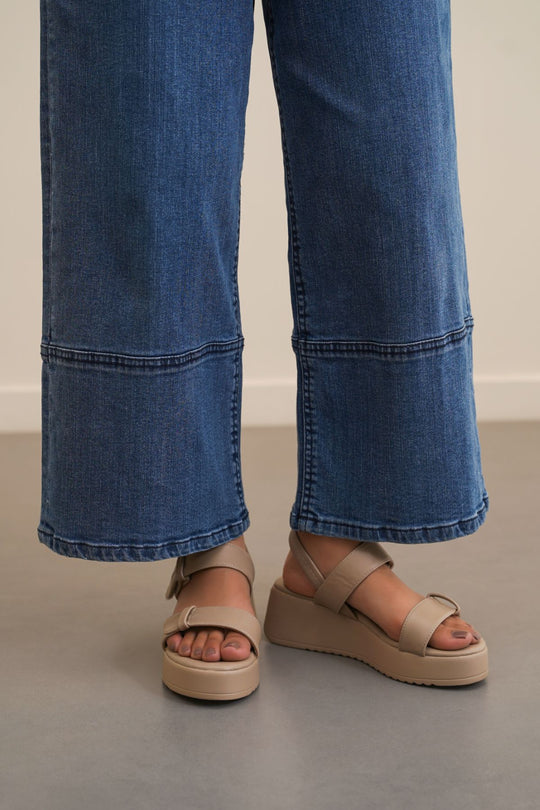 TAUPE HOLIDAY MAMA SANDALS