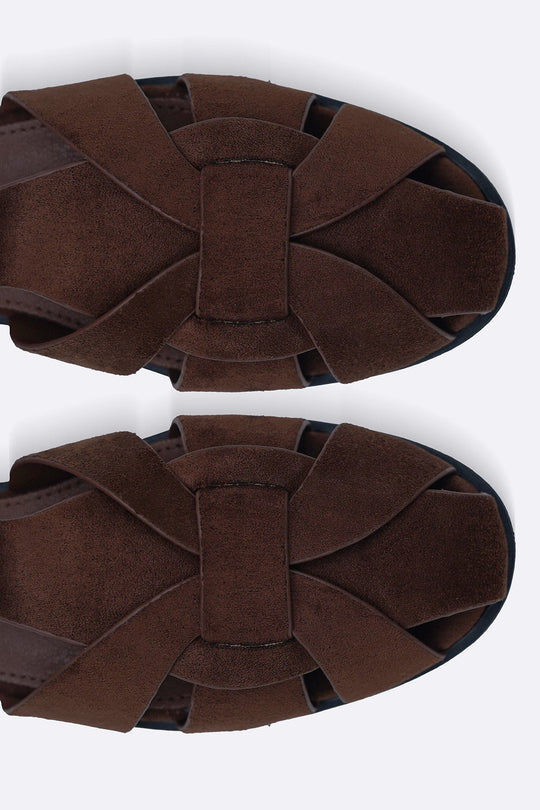 BROWN CORSICA SUMMER SANDALS
