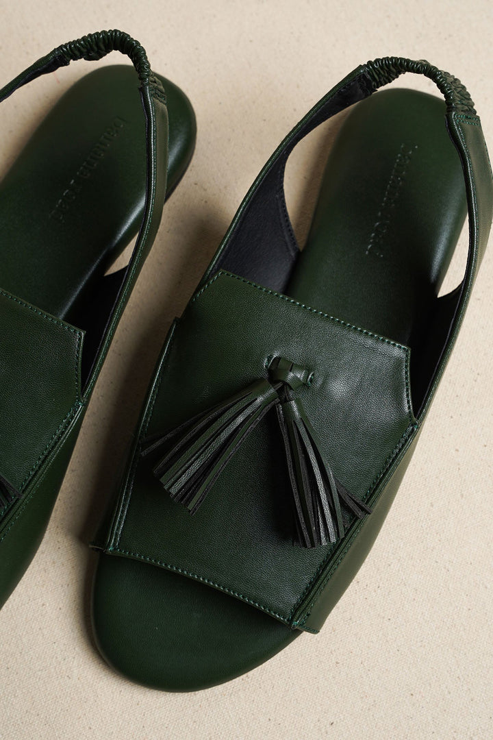 GREEN SUMMER PORT SANDALS