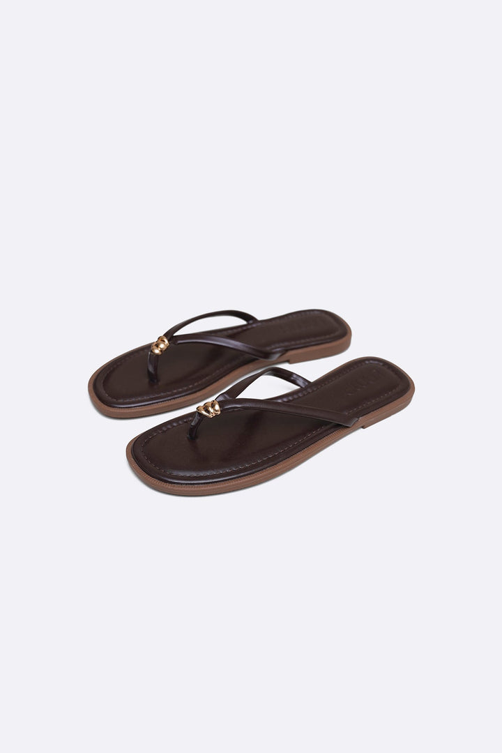 COFFEE STUD STUFF FLIP FLOPS
