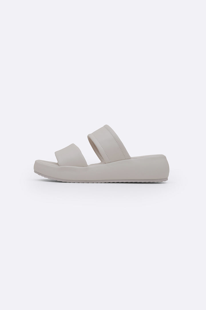 LIGHT BEIGE CLOUD MAMA SLIDES