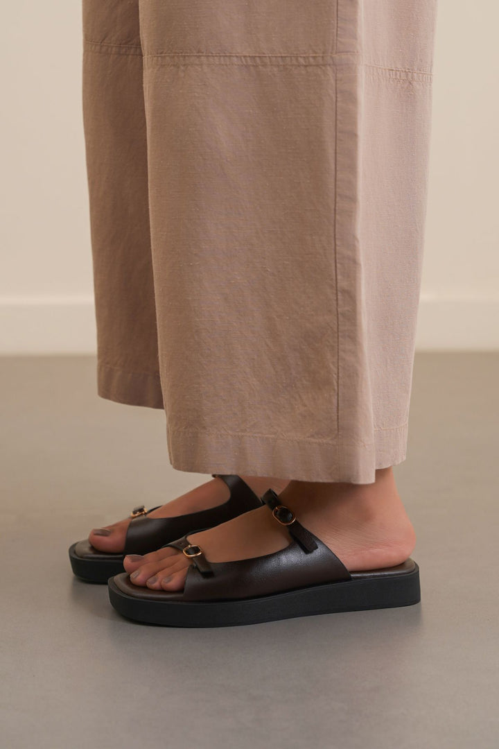 COFFEE MODERN GREEK SLIPPERS