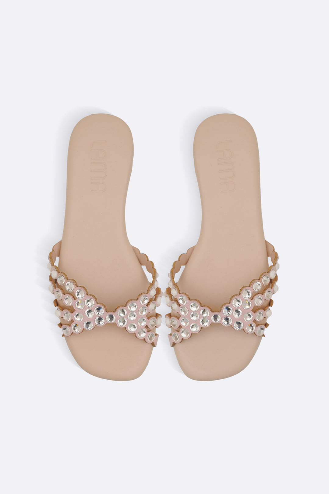 PINK CUSHIONY PARTY SLIDES