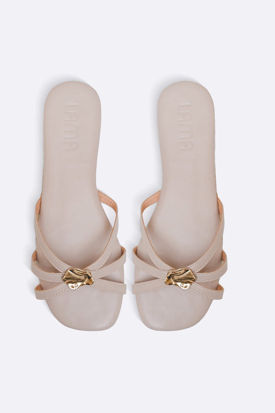 TAUPE MINIMALIST FESTIVE SLIDES