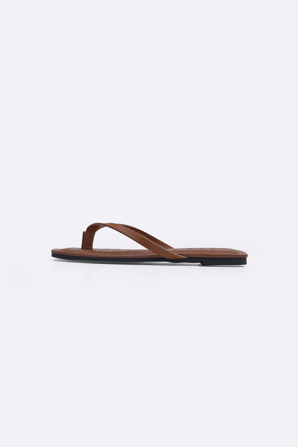 BROWN ALL DAY FLIP FLOPS