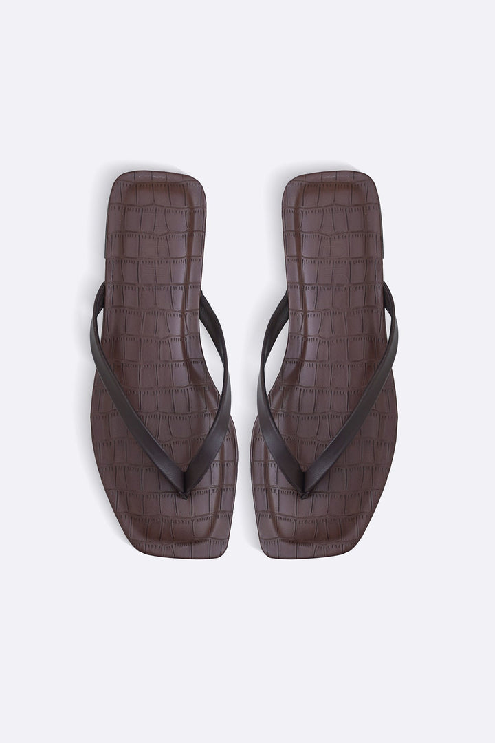 COFFEE ALL DAY FLIP FLOPS