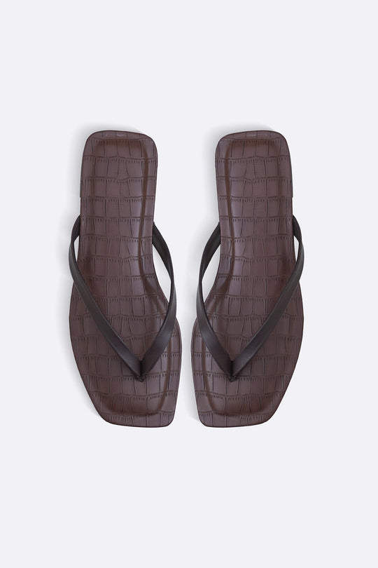 COFFEE ALL DAY FLIP FLOPS