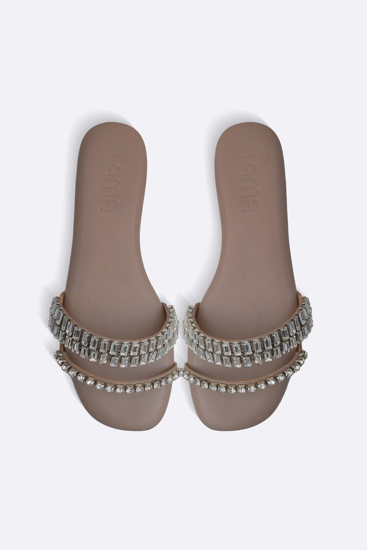 TAUPE CLOUD FESTIVE SLIDES