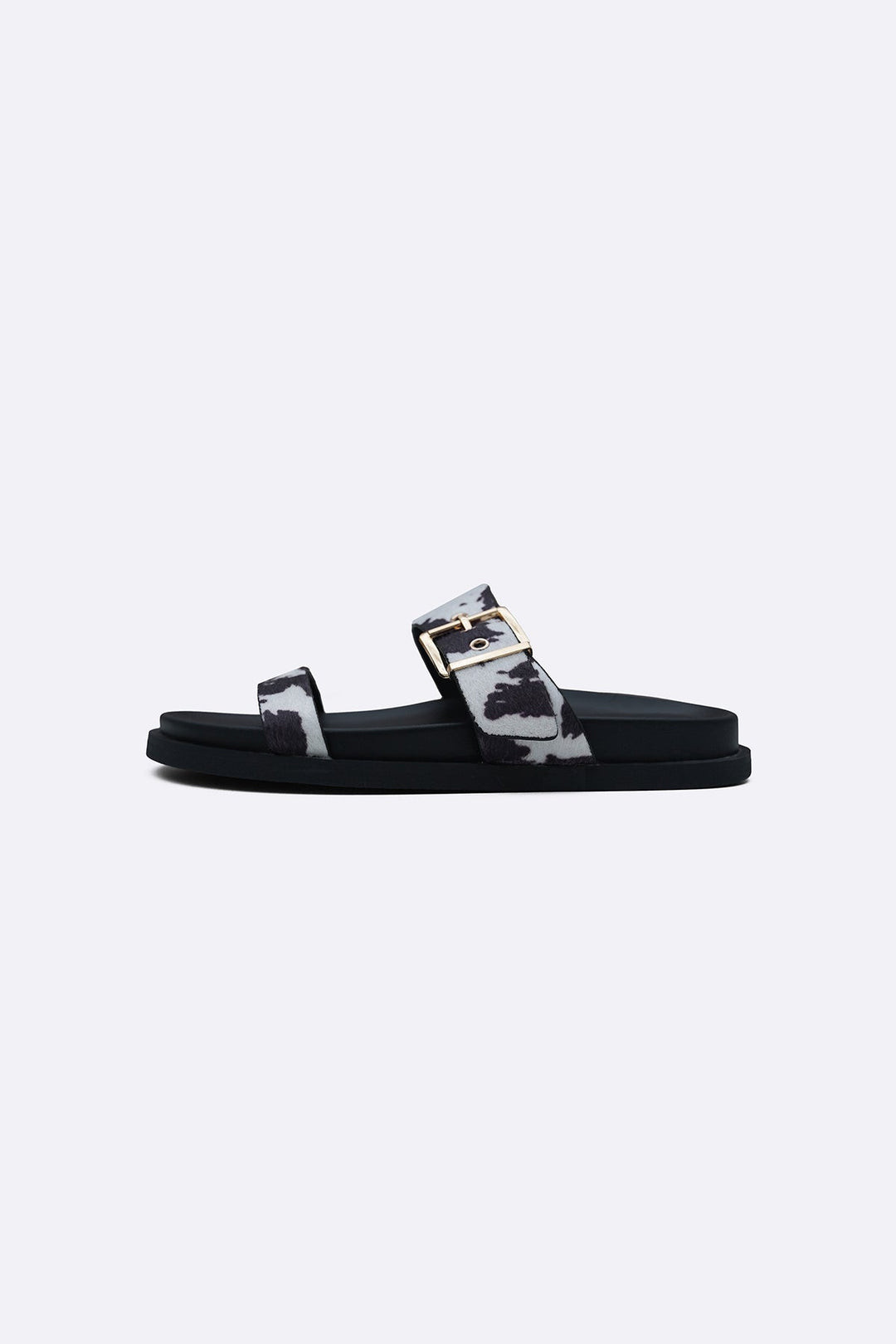 BLACK WIDE FIT SUMMER SLIDES