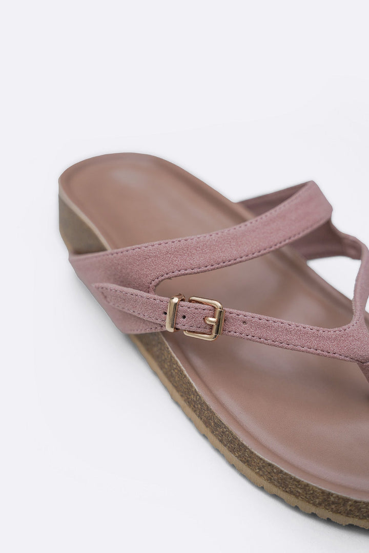 PINK CALA FLIP FLOPS