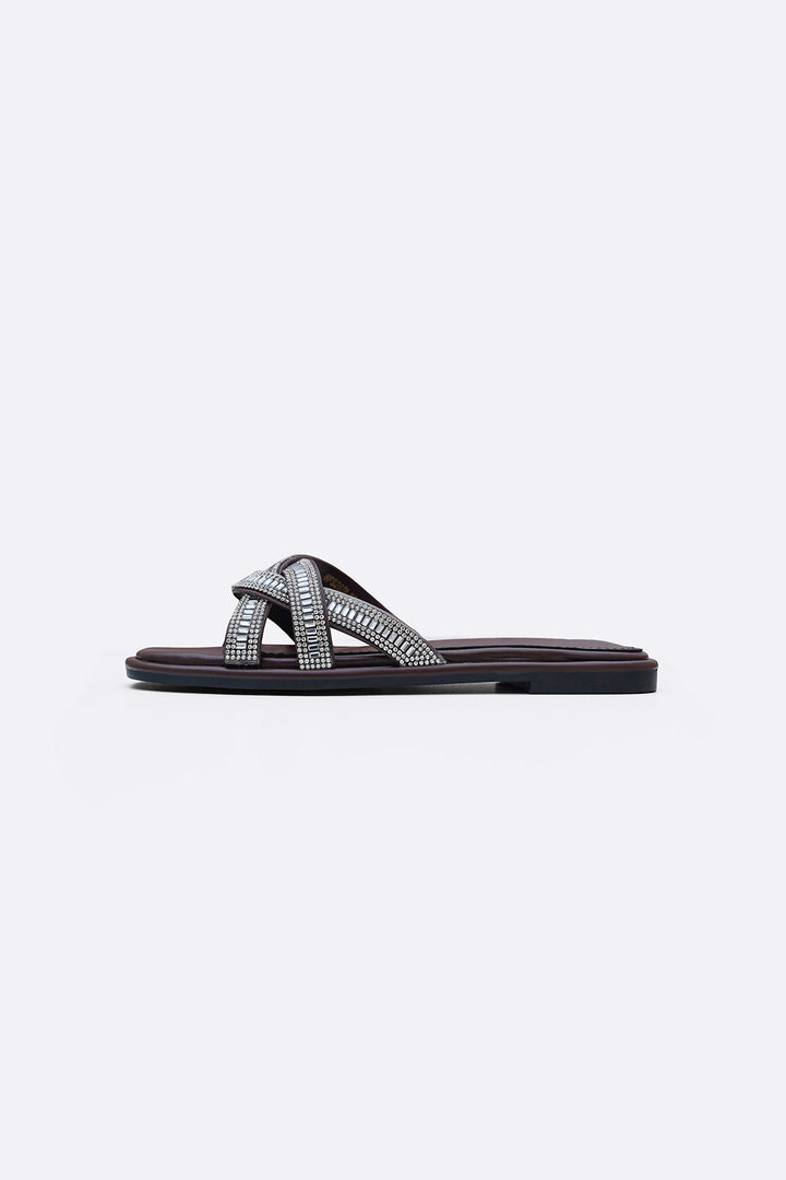 MERINO STUDDED SLIDES