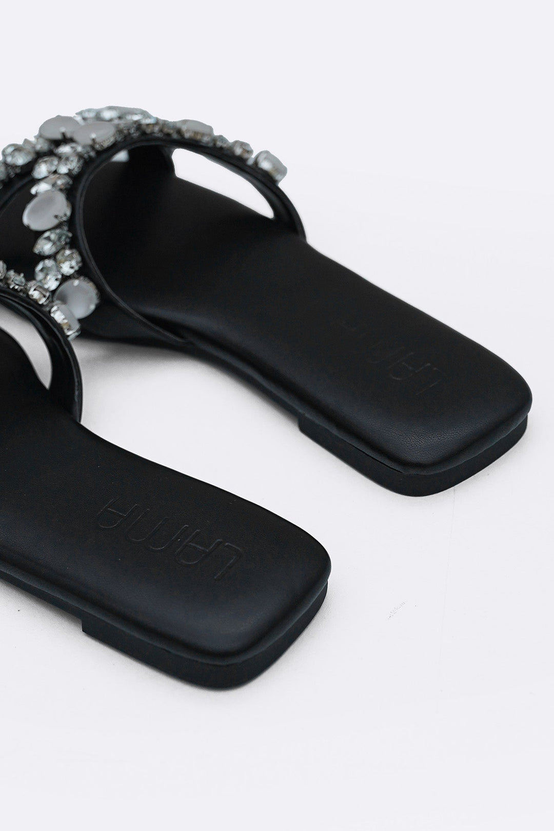 BLACK MOONSTONE SLIDES