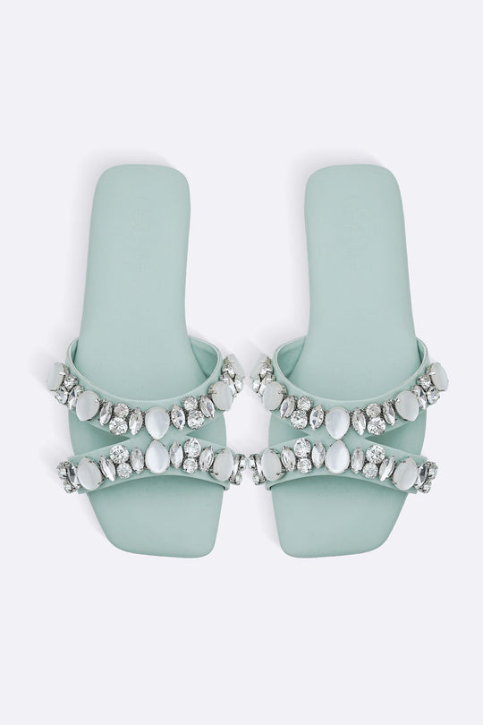 MINT MOONSTONE SLIDES
