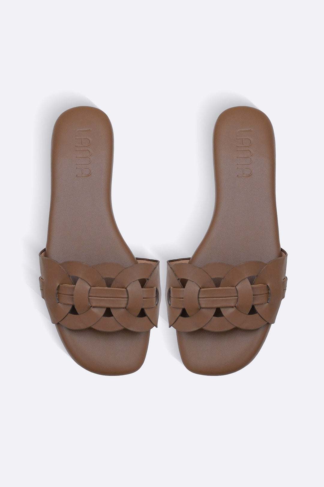 DARK BROWN SOFT CORSO SLIDES