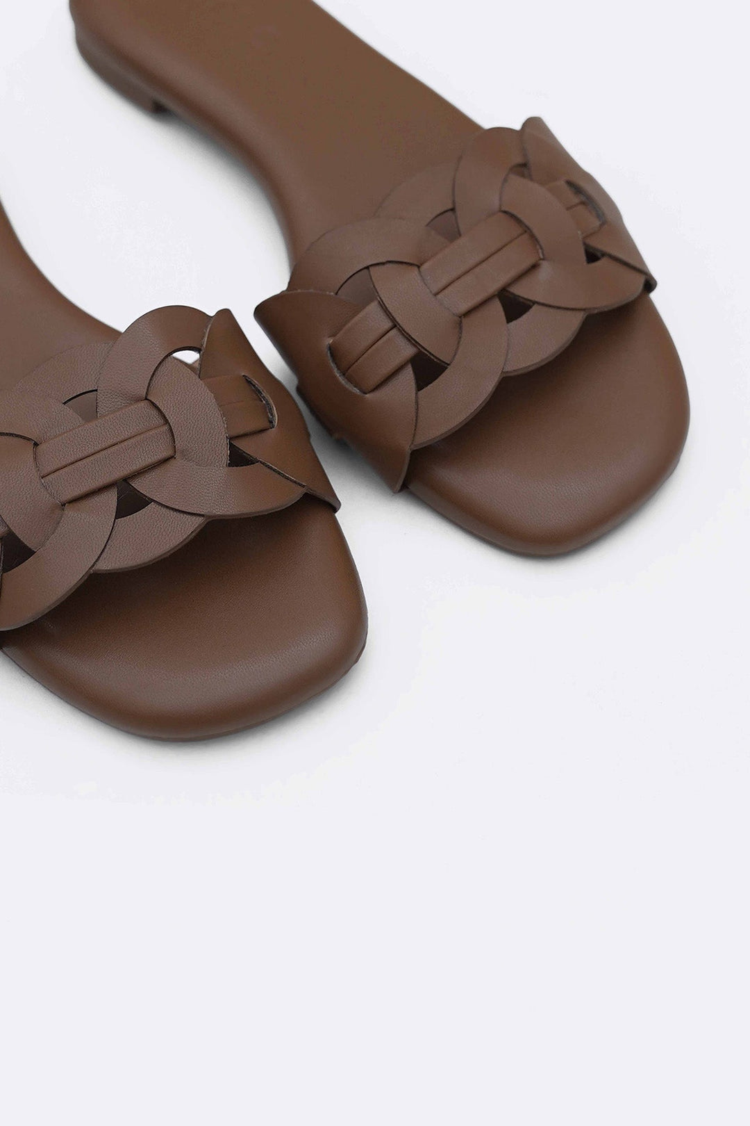 DARK BROWN SOFT CORSO SLIDES