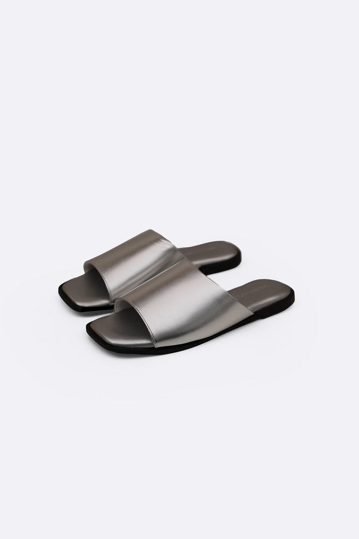 SILVER METALLIC SLIDE