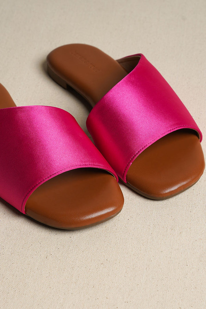 PINK TAFFY SLIP ONS