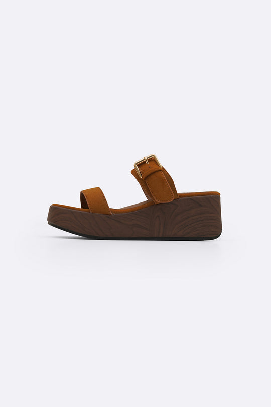 TAN EASY VERA WEDGE